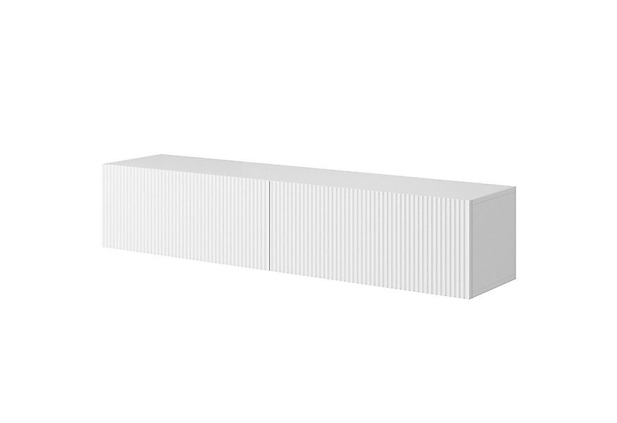 Selsey TV-Schrank VELDIO mit 2 geriffelten MDF-Türen, grifflos, 140 x 30 x günstig online kaufen