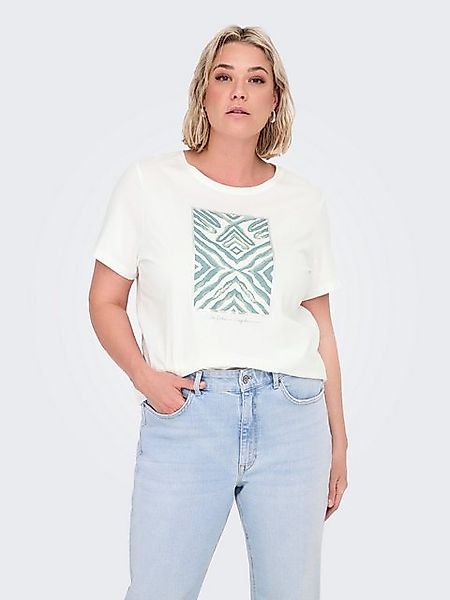 ONLY CARMAKOMA Kurzarmshirt CARBOOSTERY LIFE SS REG TEE JRS BS günstig online kaufen