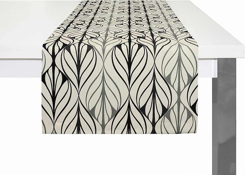 Adam Tischläufer "Wave" aus Bio-Baumwolle,Made in Germany günstig online kaufen