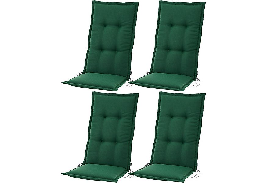 BURI Hochlehnerauflage Hochlehner Gartenstuhlauflagen Sitzkissen Sitzauflag günstig online kaufen