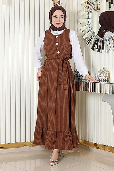 MODAMİHRAM Tunika Gefalteter Gürtelrockanzug Tabby 19221 günstig online kaufen