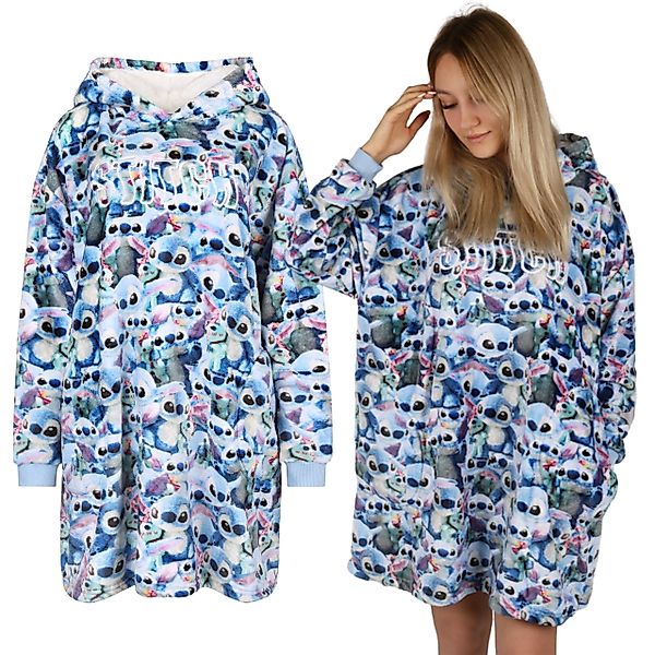 Sarcia.eu Damenbademantel DISNEY Stitch Pullover/Bademantel/Decke mit günstig online kaufen