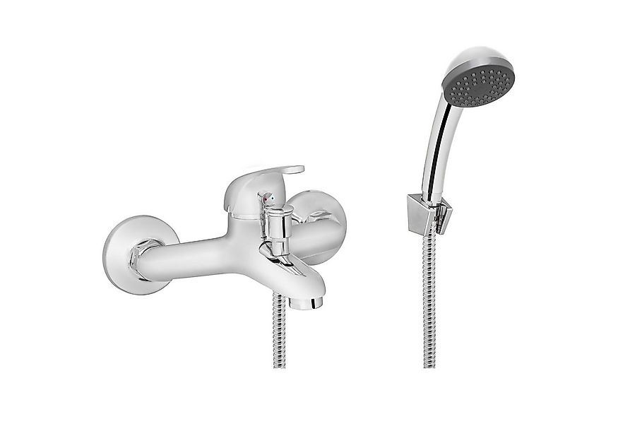 KOLMAN Wannenarmatur MITRIS Badewannenarmatur Set Handbrause und Mischbatte günstig online kaufen