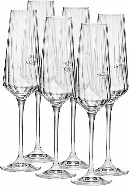 van Well Sektglas »Eva, Sektgläser 20 cl geeicht, 6 Stück«, (Set, 6 tlg.), günstig online kaufen