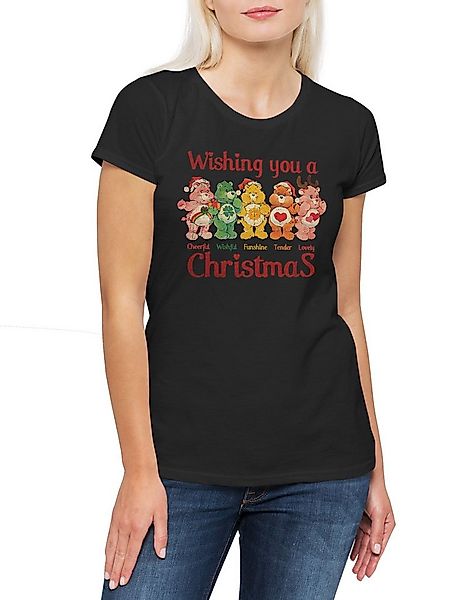 Urban Backwoods Print-Shirt Christmas Bears Wish Damen T-Shirt Care X-Mas W günstig online kaufen
