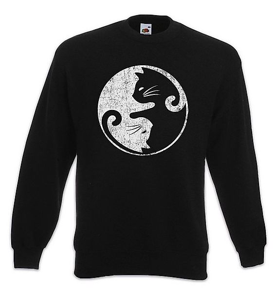 Urban Backwoods Sweatshirt Cats Yin & Yang Sweatshirt Cat Katze Katzen Circ günstig online kaufen