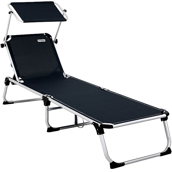 Casaria Gartenliege Malta, Alu Sonnenliege Klappbar günstig online kaufen