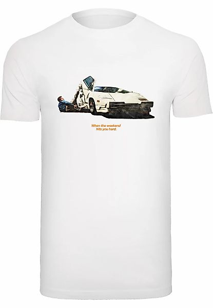 MisterTee T-Shirt "MisterTee Herren Weekend Wolf Tee" 1 Stk. tlg. günstig online kaufen
