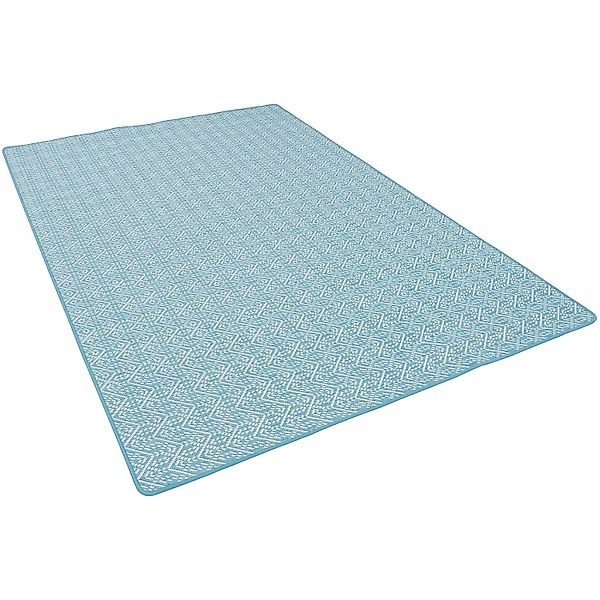 Snapstyle In- und Outdoor Teppich Beidseitig Cape Cod Türkis Trend 200x200c günstig online kaufen