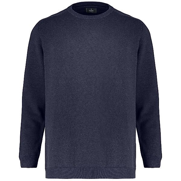 RAGMAN Rundhalspullover aus Baumwolle Farbe marine Größe: 4XL günstig online kaufen