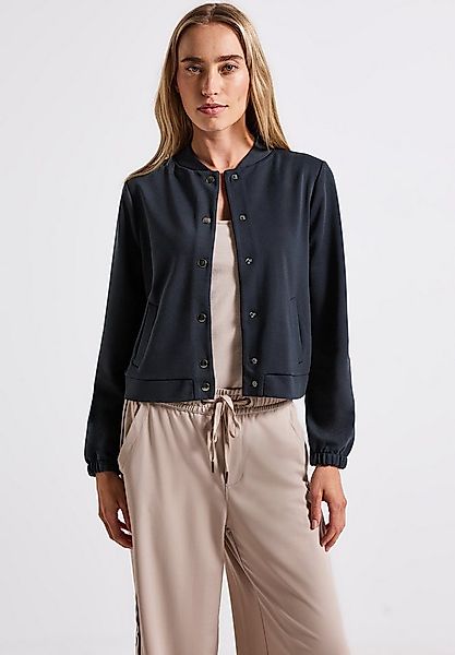 STREET ONE Cardigan aus elastischem Materialmix günstig online kaufen