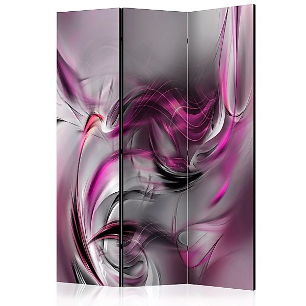 3-teiliges Paravent - Pink Swirls Ii [room Dividers] günstig online kaufen