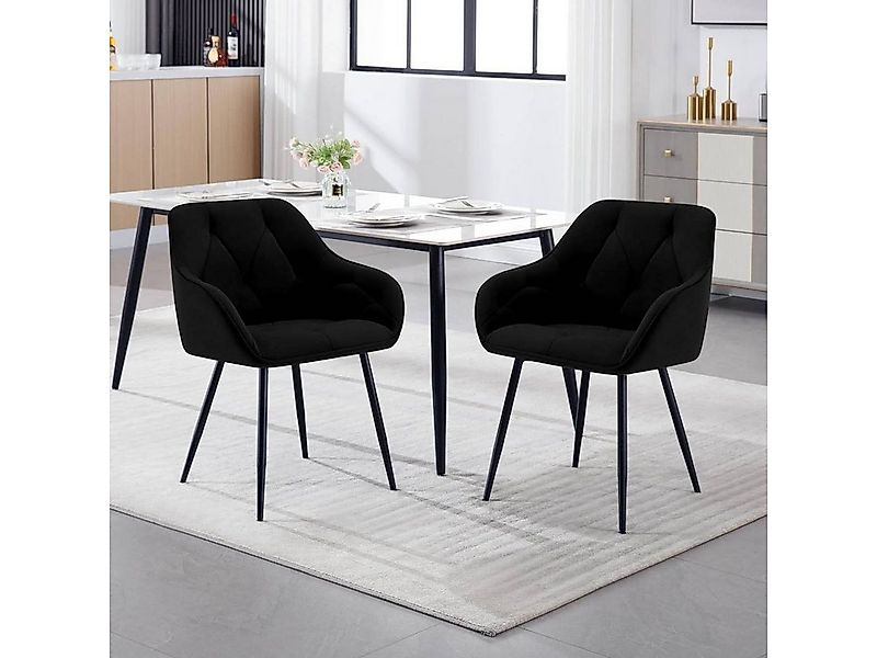 Woltu Polsterstuhl (Set, 2 St), Esszimmerstühle Ergonomisches Design Stuhl günstig online kaufen