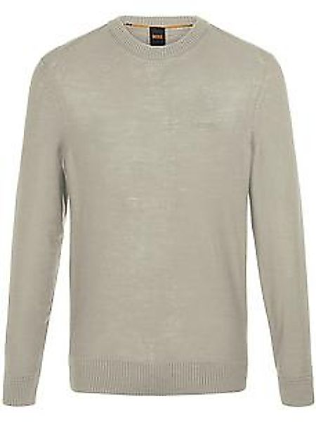 Rundhals-Pullover BOSS beige günstig online kaufen