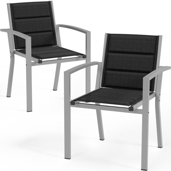 HOMALL Gartenstuhl Klappstuhl (2er Set) Aluminium günstig online kaufen