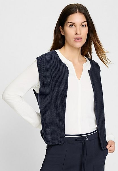 Olsen Cardigan Weste mit offener Front günstig online kaufen