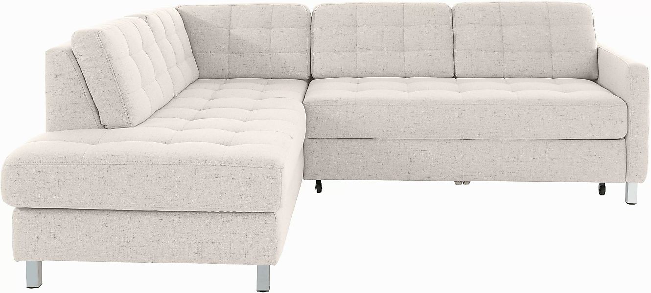 sit&more Ecksofa "Pandora L-Form", wahlweise mit Bettfunktion und Bettkaste günstig online kaufen