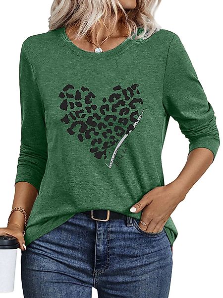 PYLIKE Langarmshirt Damen Casual Langarm mit günstig online kaufen