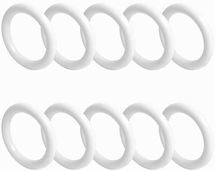 Liedeco Gardinenring, Gardinenstangen, (Packung, 10-St., mit günstig online kaufen