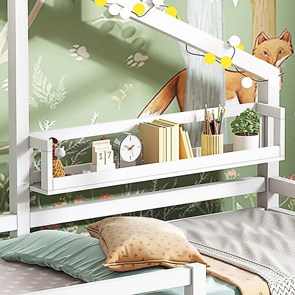 Flieks Kinderbett, Massivholz Einzelbett Hausbett mit günstig online kaufen