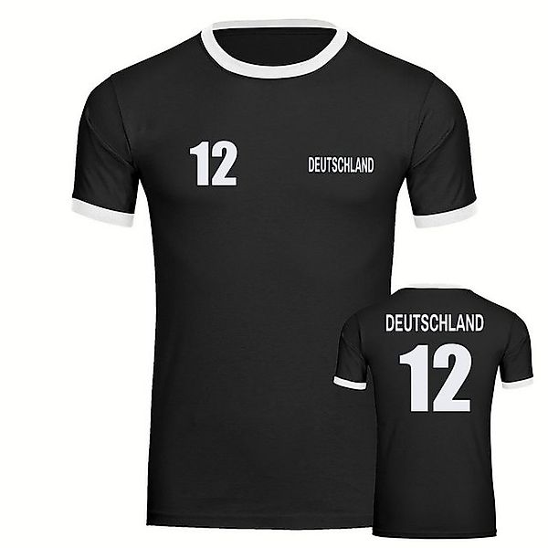 multifanshop T-Shirt Kontrast Deutschland - Adler Retro - Männer günstig online kaufen