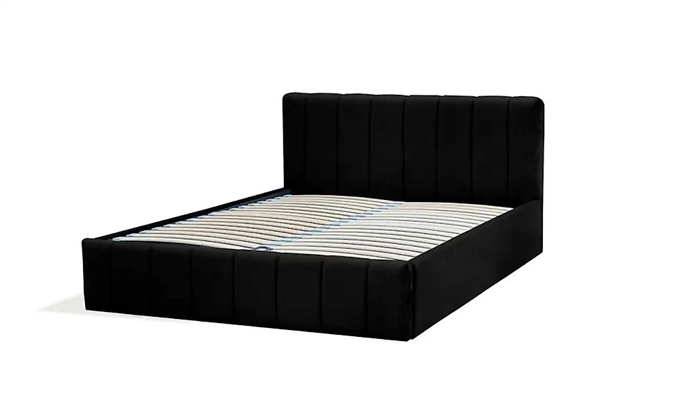 Polsterbett 180x200 Dunkelgrün   ¦ schwarz ¦ Maße (cm): B: 209 H: 85 Betten günstig online kaufen