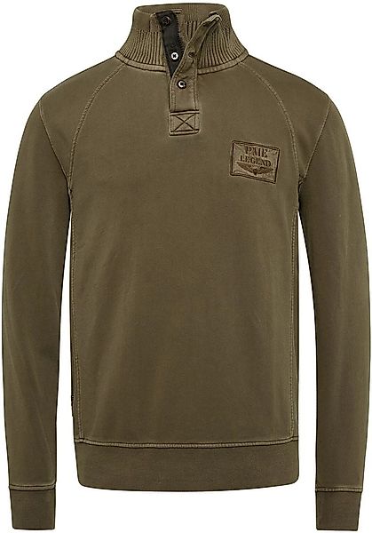 PME Legend Terry Pullover Dunkelgrün - Größe L günstig online kaufen