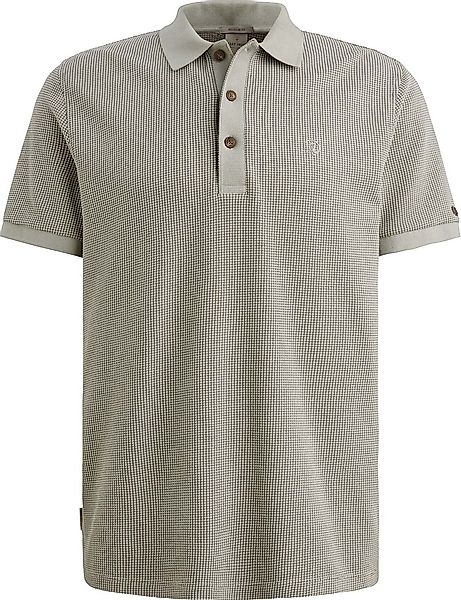 Cast Iron Knitted Polo Greige - Größe S günstig online kaufen