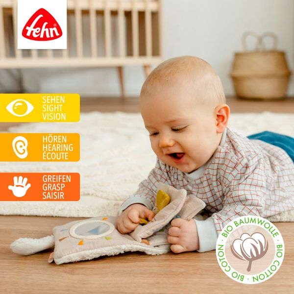 Fehn Greifspielzeug fehnNATUR, Stoffbuch Schaf günstig online kaufen