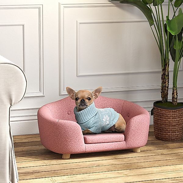 PawHut Tierbett Hundebett Hundesofa mit Kissen, günstig online kaufen