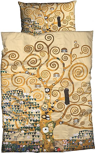 Goebel Bettwäsche Lebensbaum, Satin, 2 teilig, günstig online kaufen