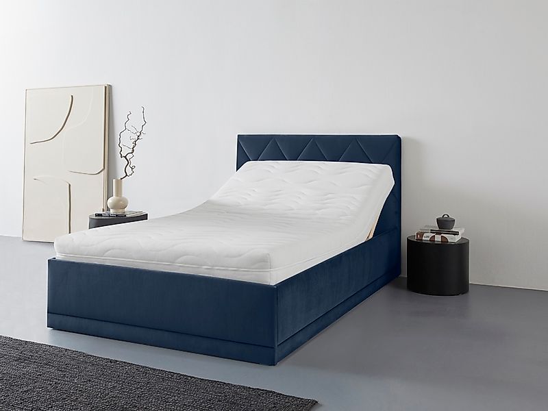 Westfalia Schlafkomfort Polsterbett "Adamas" auch mit Bettkasten, Knopfheft günstig online kaufen