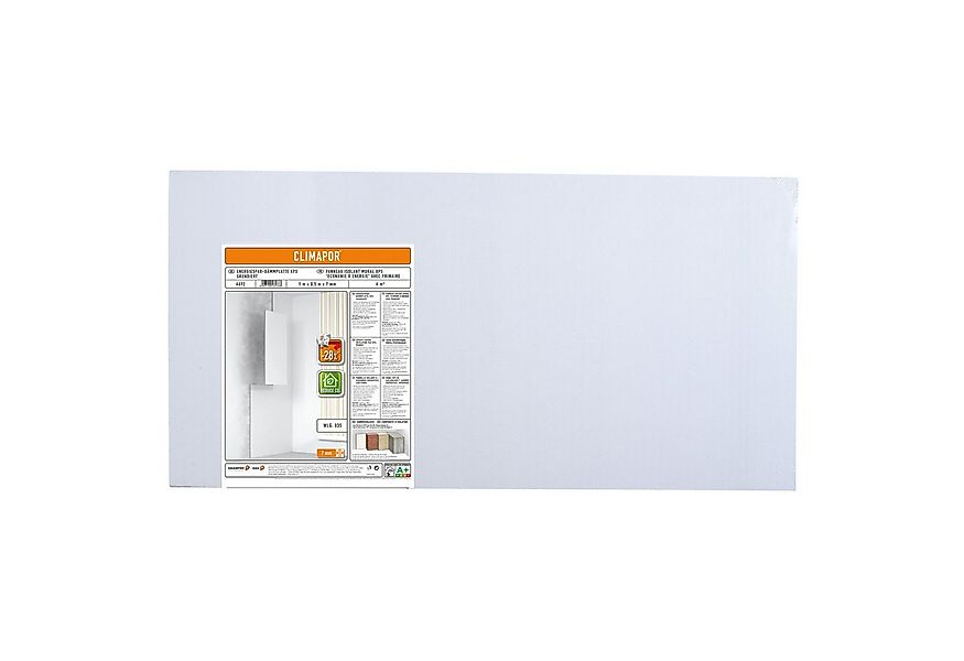Climapor Styroporplatte Climapor Energiespar-Dämmplatte grundiert, weiß, 1 günstig online kaufen