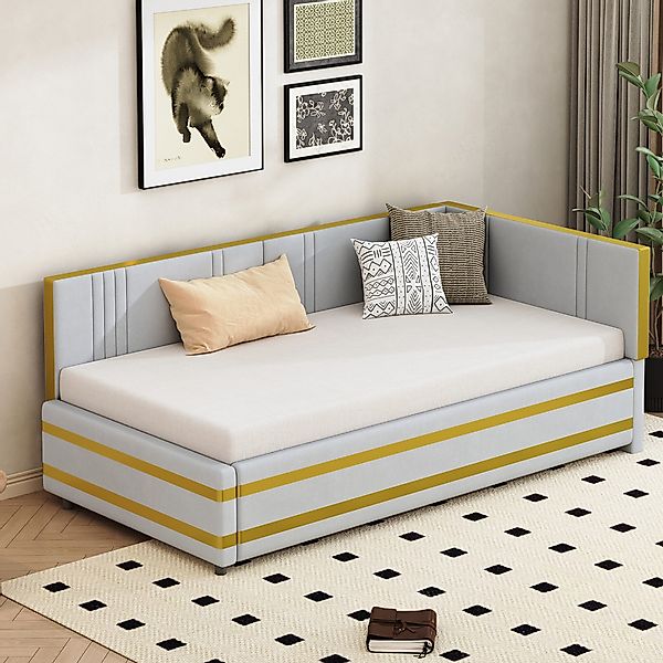 Flieks Daybett, Polsterbett Sofabett Kinderbett 90x200cm günstig online kaufen