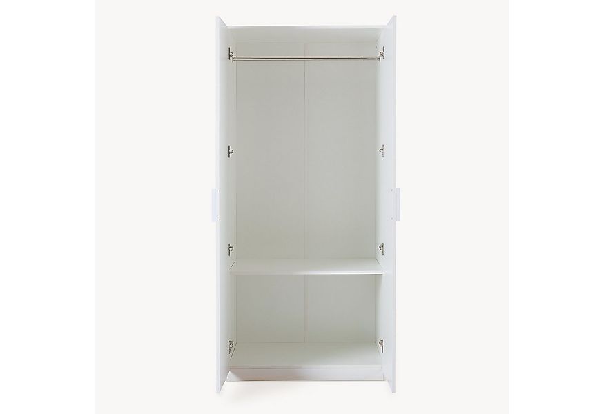 en.casa Kleiderschrank »Eiselfing« 2 Türen, 1 Stange, 1 Fach 176x80x52 cm W günstig online kaufen