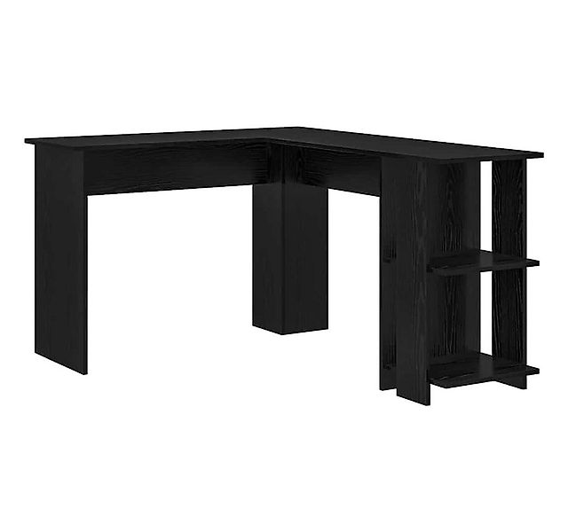 vidaXL Schreibtisch Eck-Schreibtisch Schwarz Eichen-Optik 140 x 113,5 x 75 günstig online kaufen