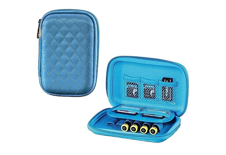 Hama Etui Speicherkarten-Tasche Case Etui Bahia Blau, Etui für 8x SD SDHC M günstig online kaufen