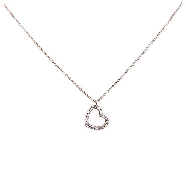 Adam & Eve Collier 585/- Gold mit 0,06ct Brillant - Diamant-Halskette (20 e günstig online kaufen