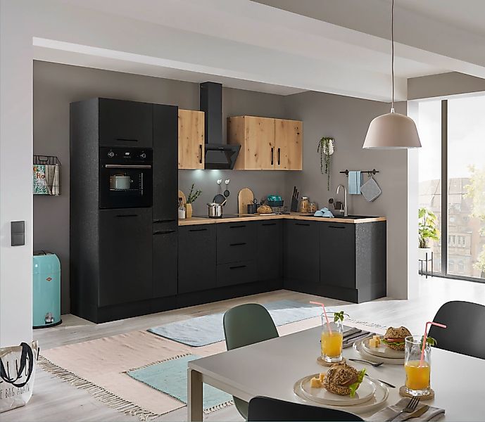 BASIC by Balculina Winkelküche "Turin" Stellbreite 300x175 cm, wahlweise mi günstig online kaufen