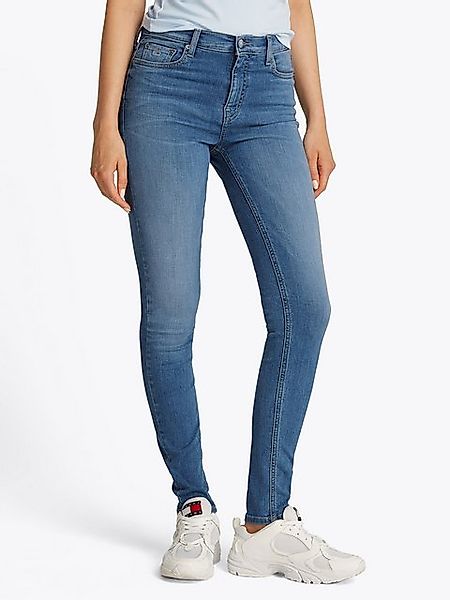 Tommy Jeans Skinny-fit-Jeans "NORA MR SKNY", mit Waschung, mit Logo-Badge günstig online kaufen