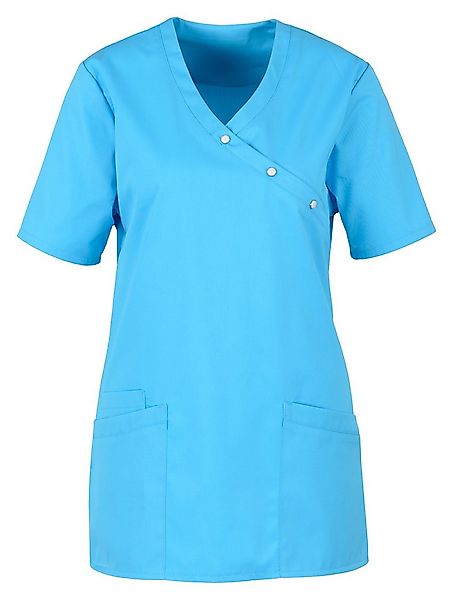 BEB Schlupfbluse beb MEDIZIN/PFLEGE Damen KASACK Kurzarm V-Neck Baumwollmix günstig online kaufen