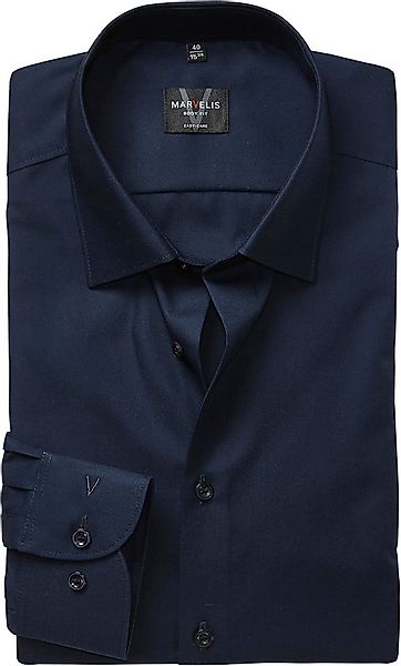 MARVELIS Langarmhemd Kentkragen, Businesshemd, körpernah günstig online kaufen