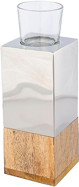 Creativ home Teelichthalter "Kerzenhalter Tower", (1 St.), aus Holz, Edelst günstig online kaufen