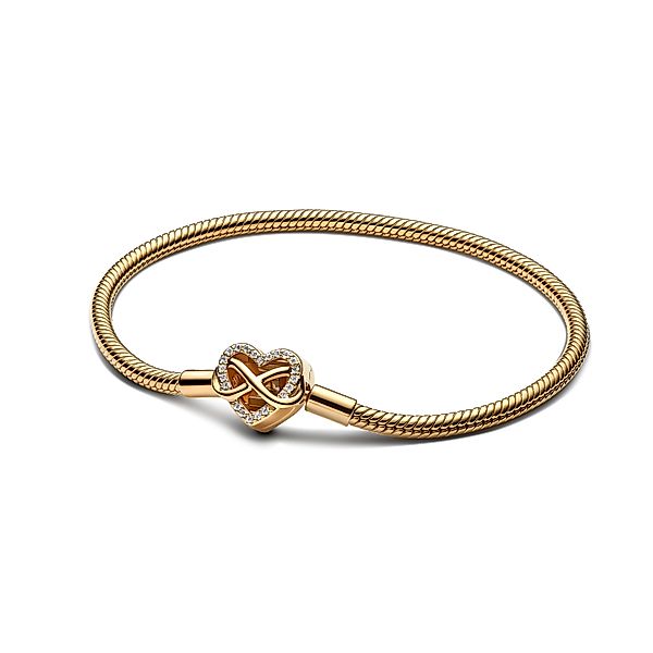 Pandora Armband Armband Unendlichkeits-Herzverschluss Vergoldet 563758C01-1 günstig online kaufen