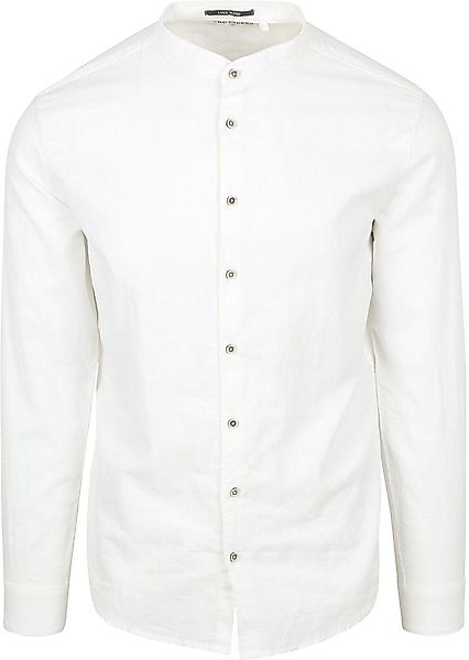 NO EXCESS Langarmhemd No Excess Leinenhemd günstig online kaufen