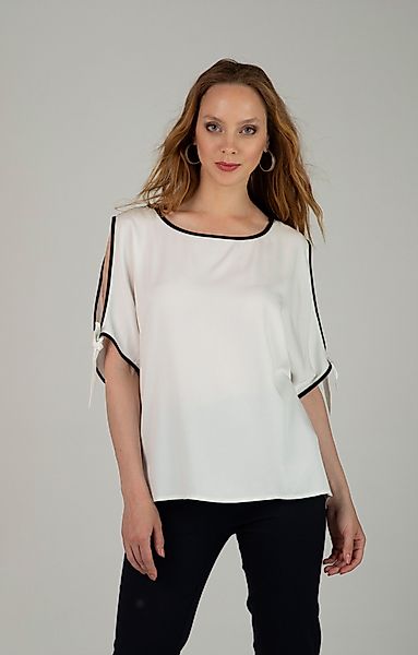 Passioni Tunikashirt Tunika in Weiß, mit günstig online kaufen