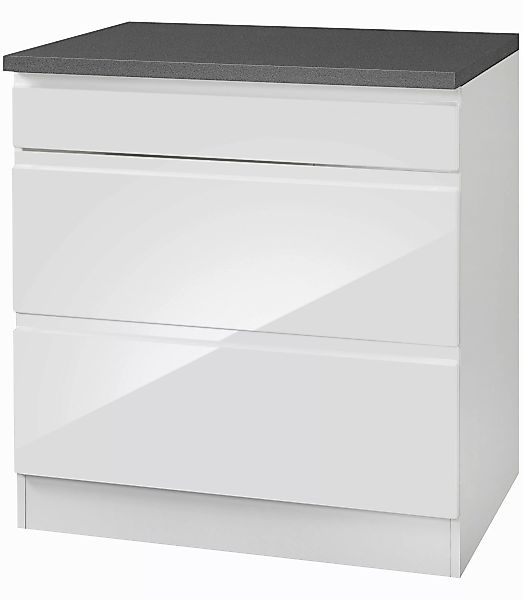 KOCHSTATION Kochfeldumbauschrank "KS-Virginia", 80 cm breit günstig online kaufen