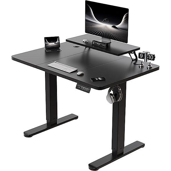 HOMALL Schreibtisch Höhenverstellbarer Schreibtisch mit Monitorständer günstig online kaufen