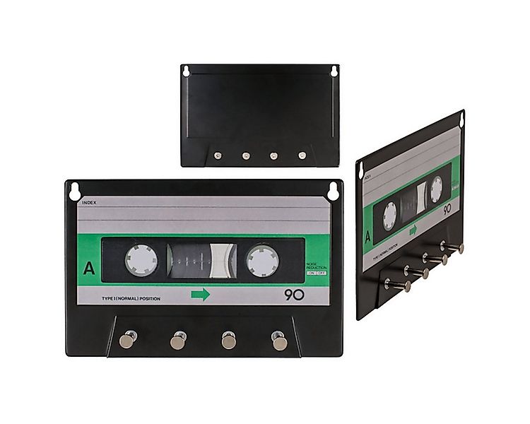 Out of the Blue Schlüsselbrett Metall-Schlüsselbrett, Musikkassette günstig online kaufen