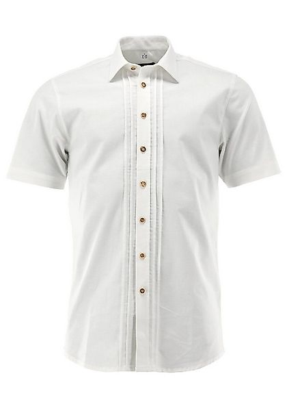 OS Trachten Trachtenhemd Maimar Herren Kurzarmhemd mit 2x2 Biesen günstig online kaufen